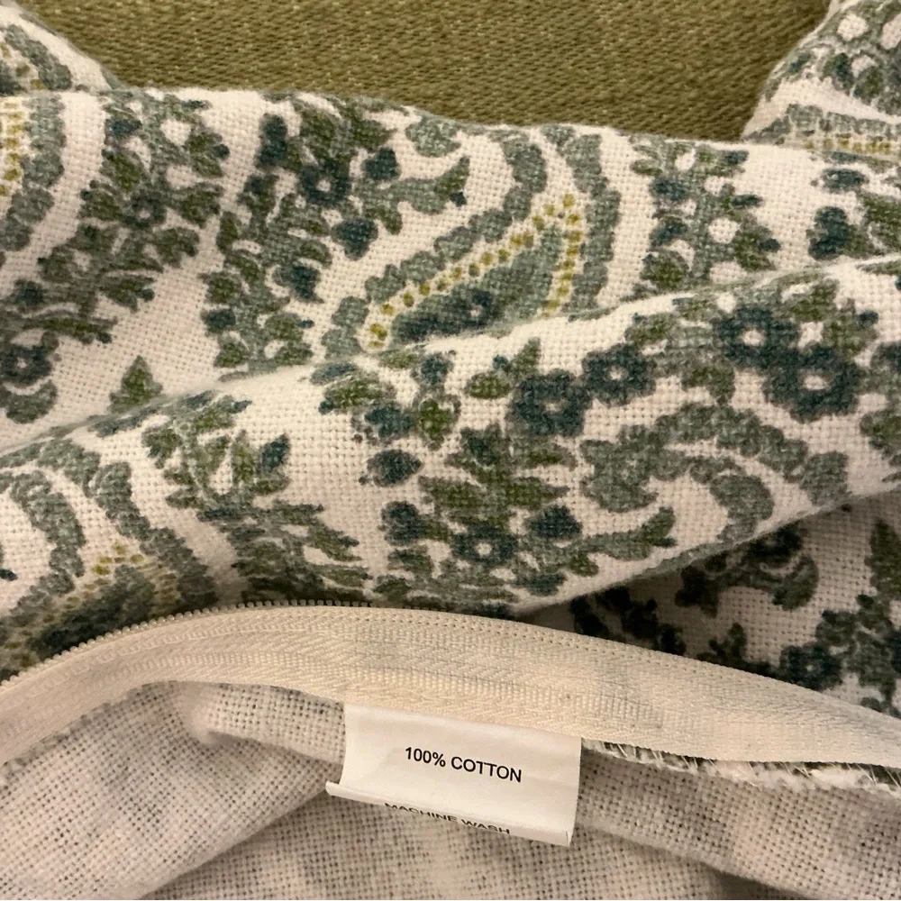 Pottery Barn Paisley Accent Pillowcase